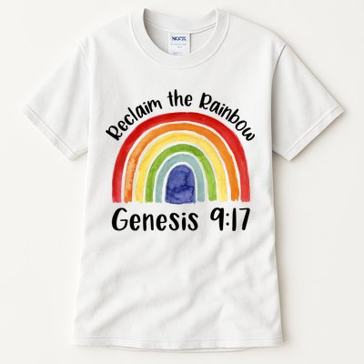Reclaim The Rainbow Jesus Lover Christian Proverb Tall T-Shirt