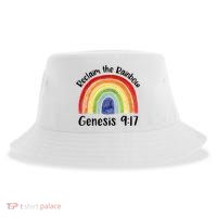 Reclaim The Rainbow Jesus Lover Christian Proverb Sustainable Bucket Hat