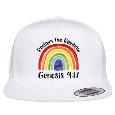 Reclaim The Rainbow Jesus Lover Christian Proverb Flatbill Hat