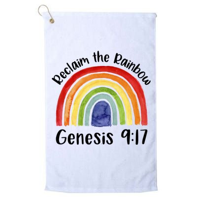 Reclaim The Rainbow Jesus Lover Christian Proverb Golf Towel