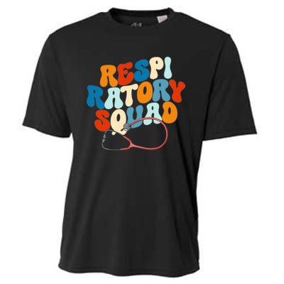 Respiratory Therapist Respiratory Squad Cooling Performance Crew T-Shirt