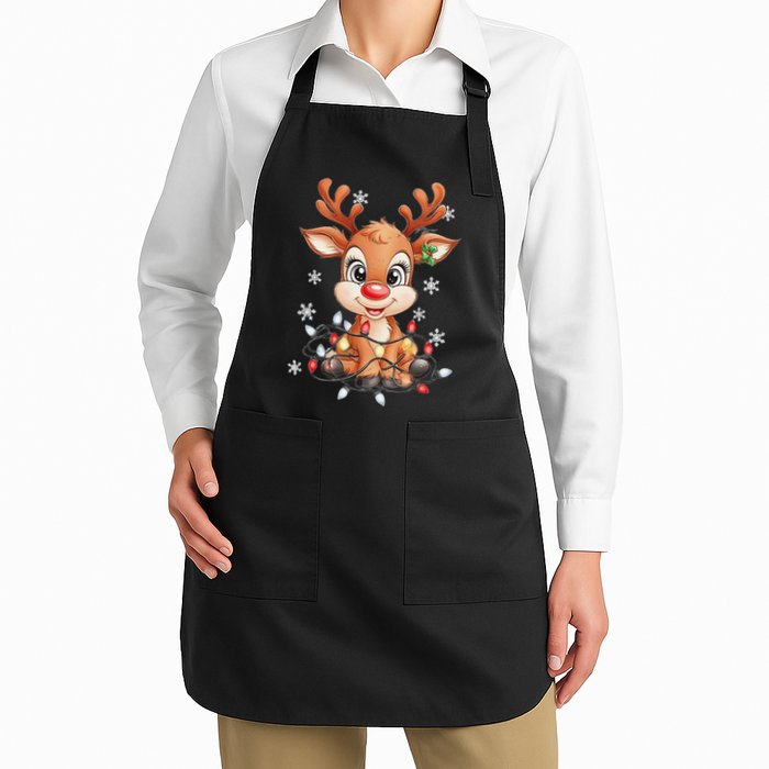 Rudolph The Red Nose Reindeer Christmas Gitfs For Apron