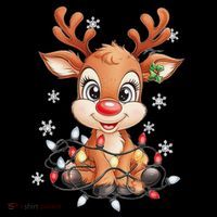 Rudolph The Red Nose Reindeer Christmas Gitfs For Apron