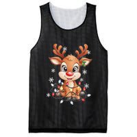 Rudolph The Red Nose Reindeer Christmas Gitfs For Mesh Reversible Basketball Jersey Tank