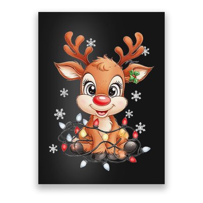 Rudolph The Red Nose Reindeer Christmas Gitfs For Poster