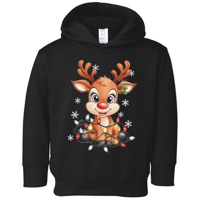 Rudolph The Red Nose Reindeer Christmas Gitfs For Toddler Hoodie