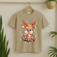 Rudolph The Red Nose Reindeer Christmas Gitfs For T-Shirt