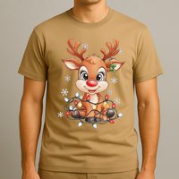 Rudolph The Red Nose Reindeer Christmas Gitfs For T-Shirt