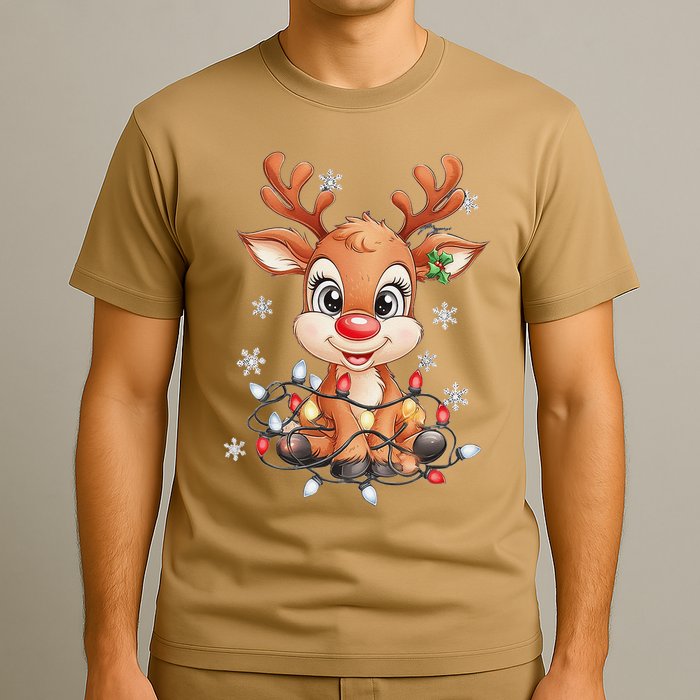 Rudolph The Red Nose Reindeer Christmas Gitfs For T-Shirt