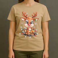 Rudolph The Red Nose Reindeer Christmas Gitfs For T-Shirt