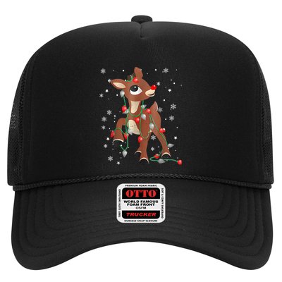 Rudolph The Red Nose Reindeer For And Christmas Fan Trucker Hat