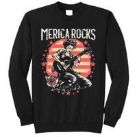 Rosie The Riveter 4th of July Country Rock Music Funny Sweatshirt