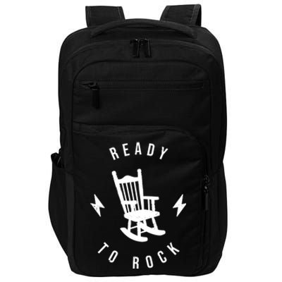 Ready To Rock Funny Rocking Chair Impact Tech Backpack