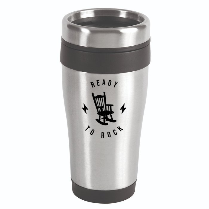 Ready To Rock Funny Rocking Chair 16oz Travel Tumbler