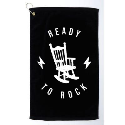 Ready To Rock Funny Rocking Chair Golf Towel