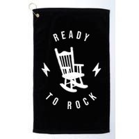 Ready To Rock Funny Rocking Chair Golf Towel