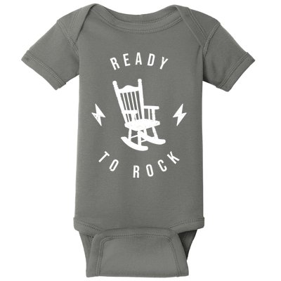 Ready To Rock Funny Rocking Chair Baby Bodysuit