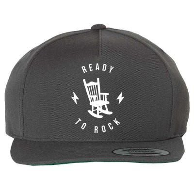 Ready To Rock Funny Rocking Chair Wool Snapback Cap