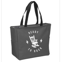 Ready To Rock Funny Rocking Chair Zip Tote Bag