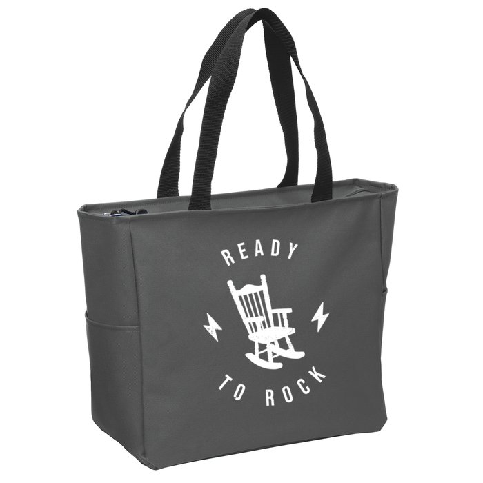 Ready To Rock Funny Rocking Chair Zip Tote Bag