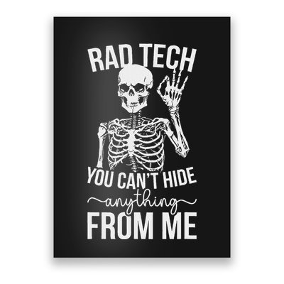 Rad Tech Radiology Tech Funny Radiology Technologist Poster