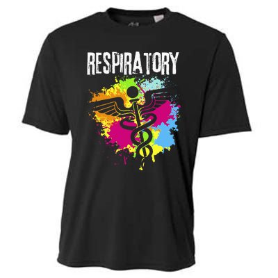 Respiratory Therapisgift Respiratory Therapy Design Cooling Performance Crew T-Shirt