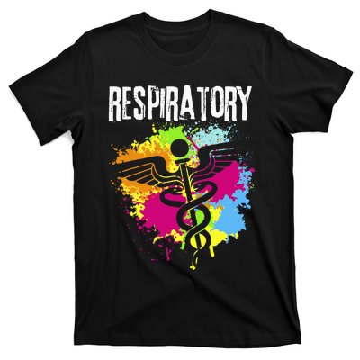 Respiratory Therapisgift Respiratory Therapy Design T-Shirt