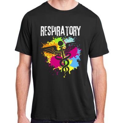 Respiratory Therapisgift Respiratory Therapy Design Adult ChromaSoft Performance T-Shirt