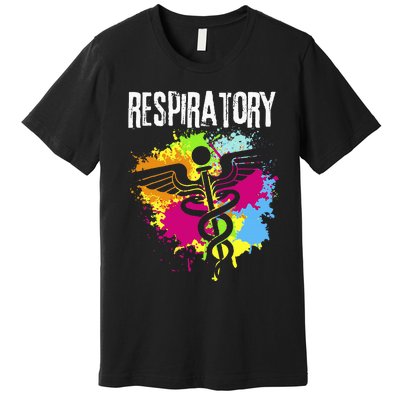 Respiratory Therapisgift Respiratory Therapy Design Premium T-Shirt