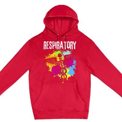 Respiratory Therapisgift Respiratory Therapy Design Premium Pullover Hoodie