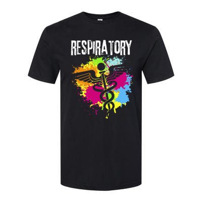 Respiratory Therapisgift Respiratory Therapy Design Softstyle CVC T-Shirt