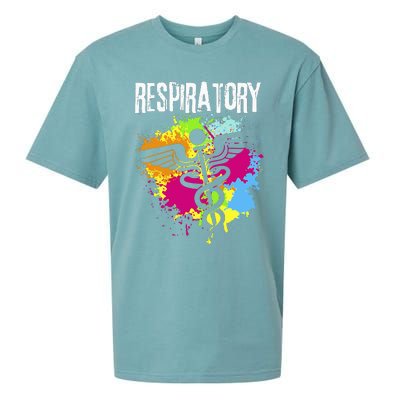 Respiratory Therapisgift Respiratory Therapy Design Sueded Cloud Jersey T-Shirt