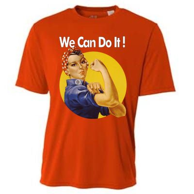 Rosie The Riveter We Can Do It Ww2 Poster Retro Gift Cooling Performance Crew T-Shirt