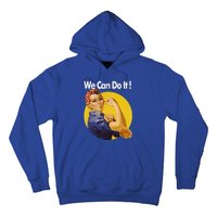 Rosie The Riveter We Can Do It Ww2 Poster Retro Gift Hoodie