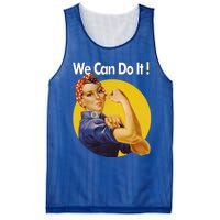 Rosie The Riveter We Can Do It Ww2 Poster Retro Gift Mesh Reversible Basketball Jersey Tank