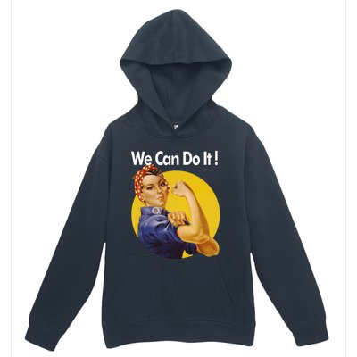 Rosie The Riveter We Can Do It Ww2 Poster Retro Gift Urban Pullover Hoodie