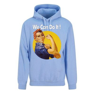 Rosie The Riveter We Can Do It Ww2 Poster Retro Gift Unisex Surf Hoodie