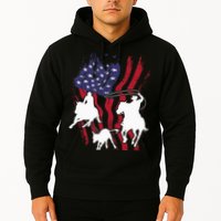 Rodeo Team Roping Horse Riding Equestrian Header Heeler Hoodie