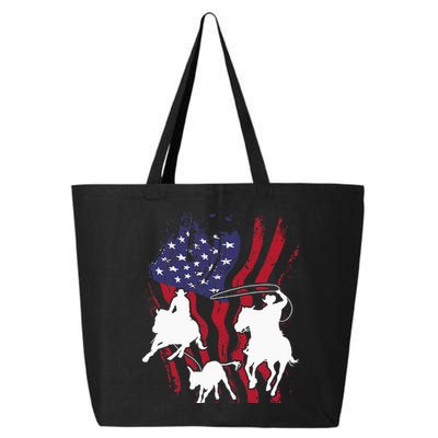 Rodeo Team Roping Horse Riding Equestrian Header Heeler 25L Jumbo Tote