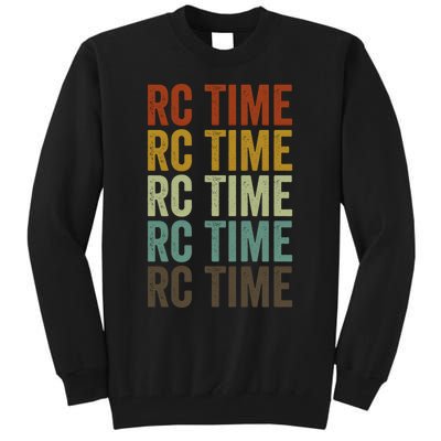 Rc Time Radio Control Cars Rc Cars Lovers Rc Car Racing Gift Tall Sweatshirt