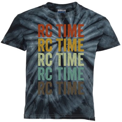 Rc Time Radio Control Cars Rc Cars Lovers Rc Car Racing Gift Kids Tie-Dye T-Shirt