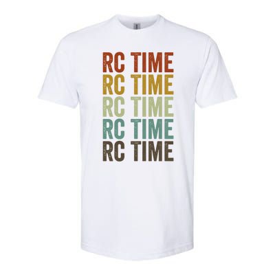 Rc Time Radio Control Cars Rc Cars Lovers Rc Car Racing Gift Softstyle CVC T-Shirt