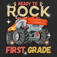 Ready To Rock First Grade First Day Of First Grade For Kids Cool Comfort Performance Bucket Hat