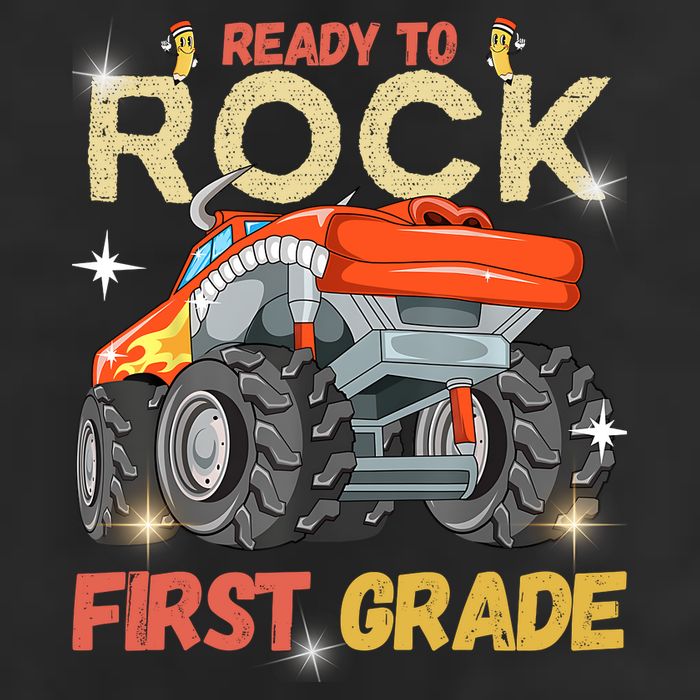 Ready To Rock First Grade First Day Of First Grade For Kids Cool Comfort Performance Bucket Hat