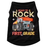 Ready To Rock First Grade First Day Of First Grade For Kids Doggie Tank