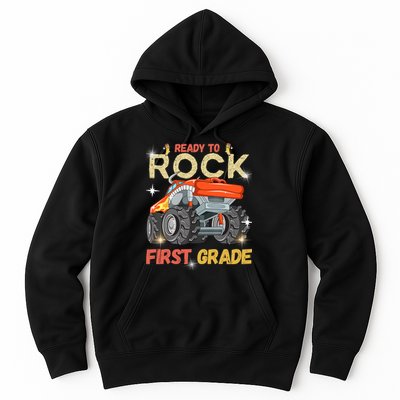 Ready To Rock First Grade First Day Of First Grade For Kids Hoodie