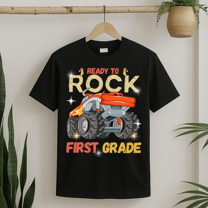 Ready To Rock First Grade First Day Of First Grade For Kids T-Shirt