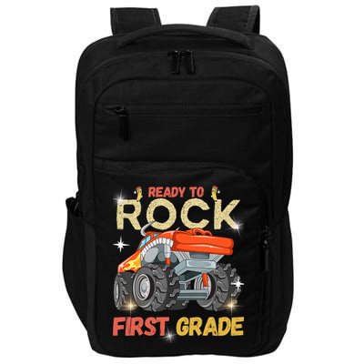 Ready To Rock First Grade First Day Of First Grade For Kids Impact Tech Backpack