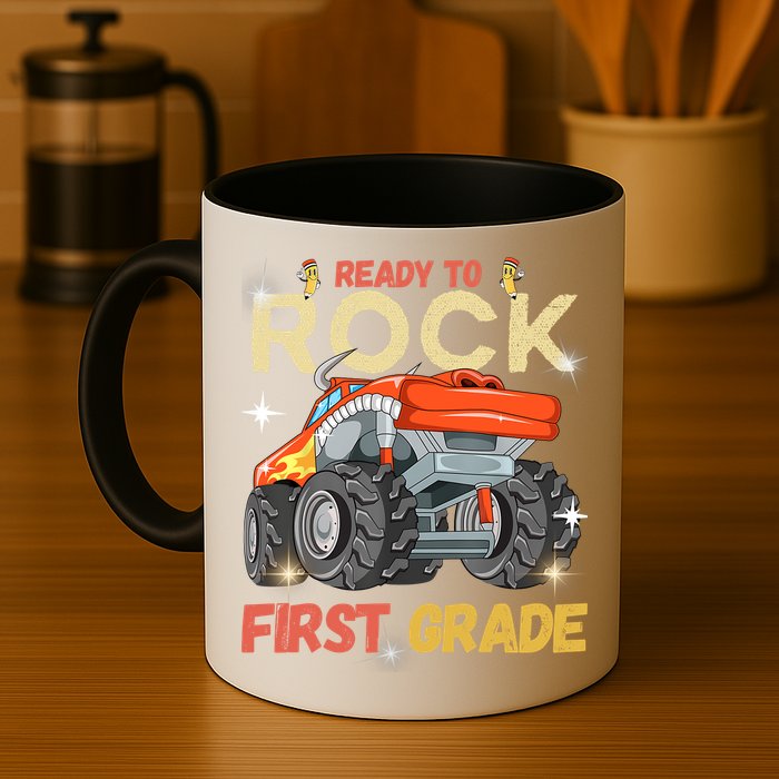 Ready To Rock First Grade First Day Of First Grade For Kids Mug