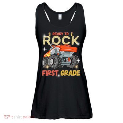 Ready To Rock First Grade First Day Of First Grade For Kids Ladies Essential Flowy Tank